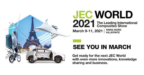 Jec World Show in Paris from 09th to 11th March 2021